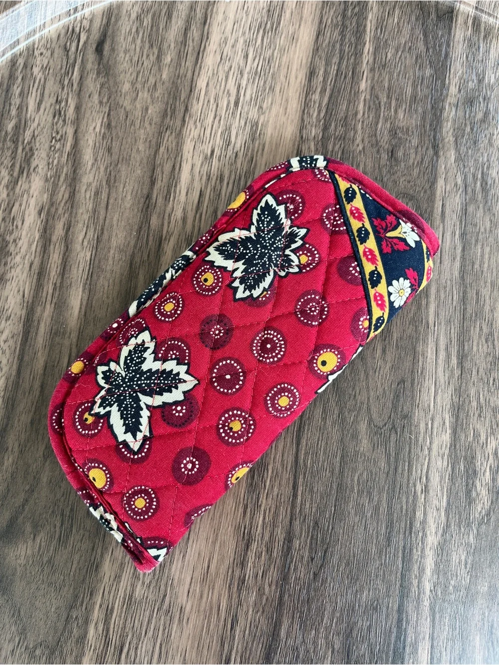 Vera Bradley Red Coin Eyeglasses Case